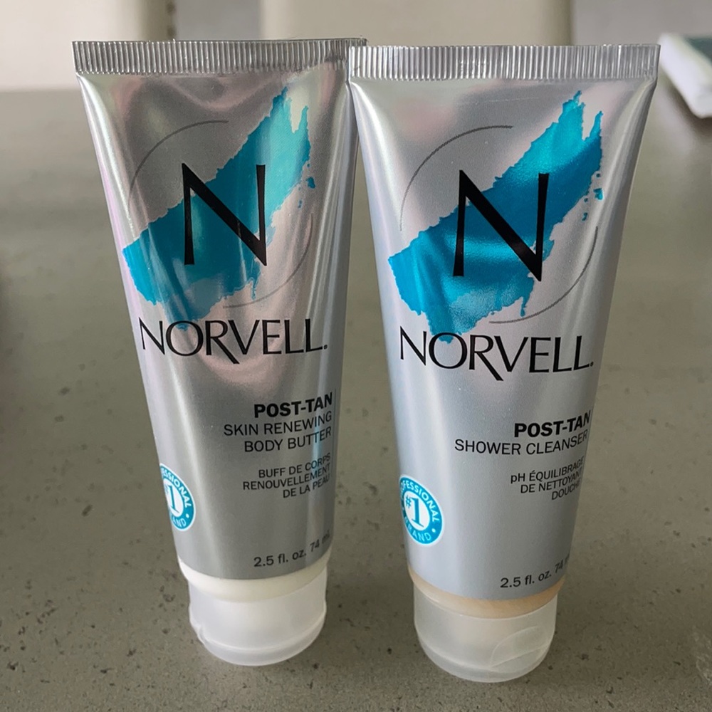 BRAND NEW Norvell Post-tan shower cleanse & butter